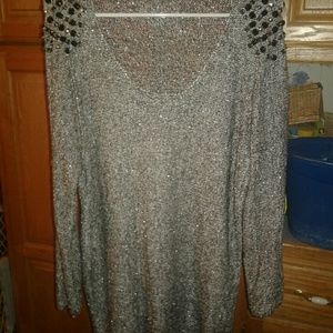 Sparkly, pullover sweater